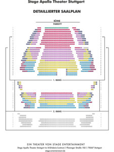 Stage Apollo Theater - Saalplan