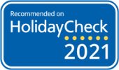 Logo Recommend On HolidayCheck 2021